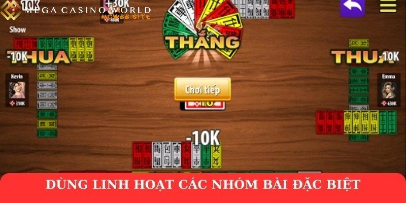 Cách chơi bài tứ sắc chi tiết cho người mới tham gia 4 Dùng linh hoạt các nhóm bài đặc biệt