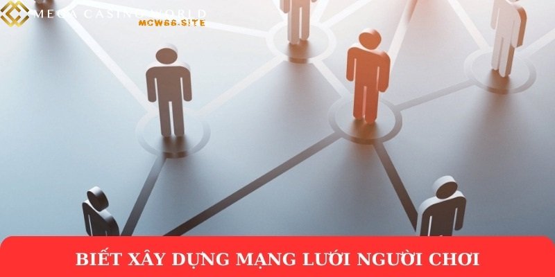 Đại lý MCW Casino - Cơ hội hợp tác kinh doanh bền vững 4 Biết xây dựng mạng lưới người chơi